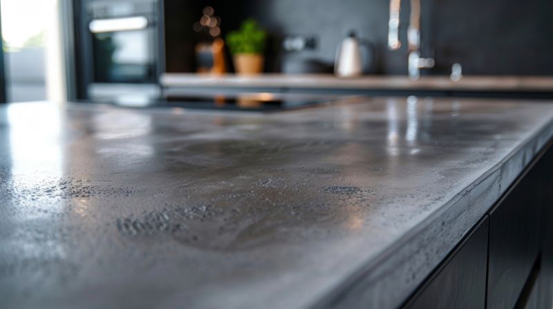 Concrete Countertop Pouring in Marin County, CA