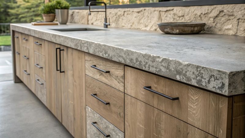 Concrete Countertop Pouring in Sonoma County, CA